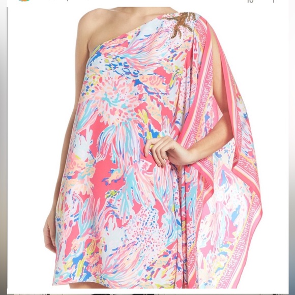 lilly pulitzer marlee one shoulder dress Lilly Pulitzer | Dresses | Lilly Pulitzer Marlee One Shoulder Dragonfruit Print Dress